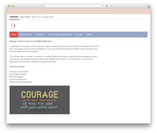 Theme WordPress Endolf - defineyourfit.net