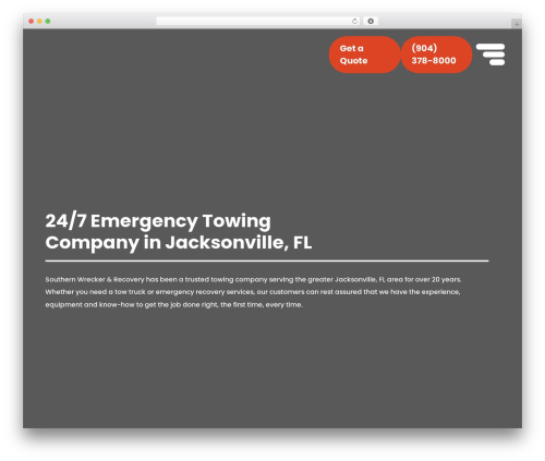 Webservice Team theme WordPress - southernwrecker.com