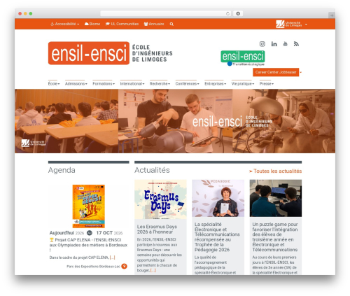 wordpress-bootstrap-master-child premium WordPress theme - www.ensil-ensci.unilim.fr