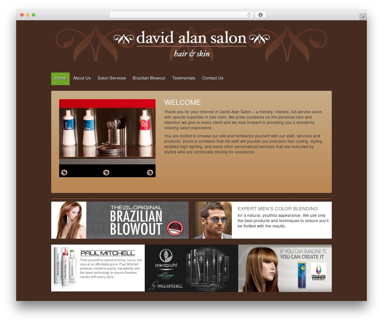 WordPress theme Builder - david-alan-salon.com WordPress theme Builder - david-alan-salon.com
