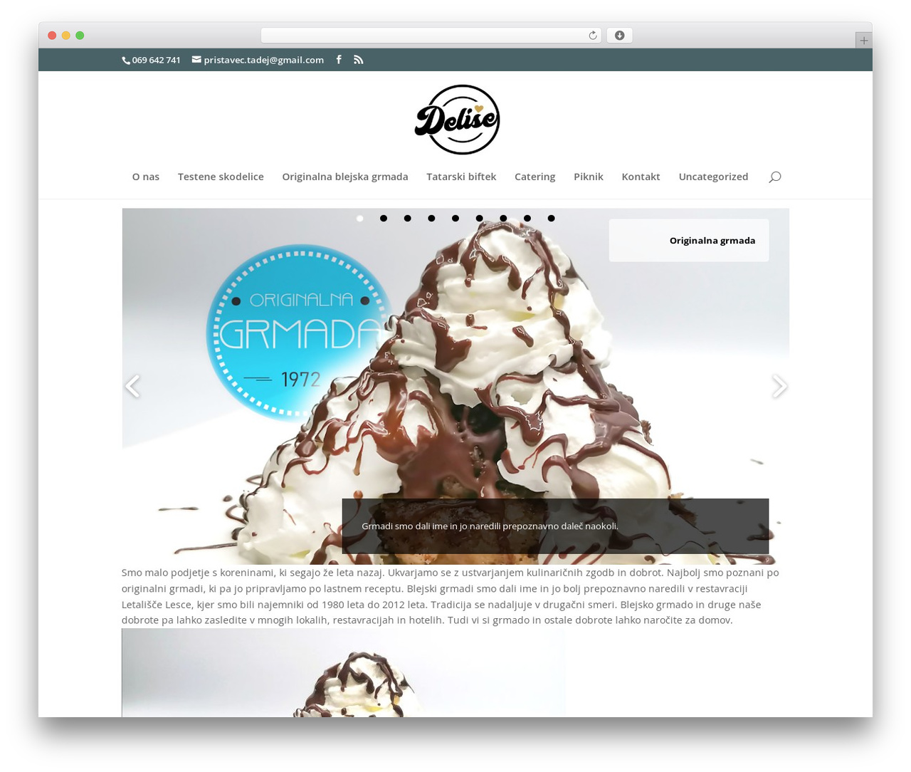 WordPress theme Divi - deliche.eu