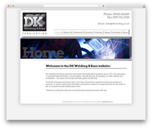Ready ecommerce WordPress plugin - dkwelding.co.uk