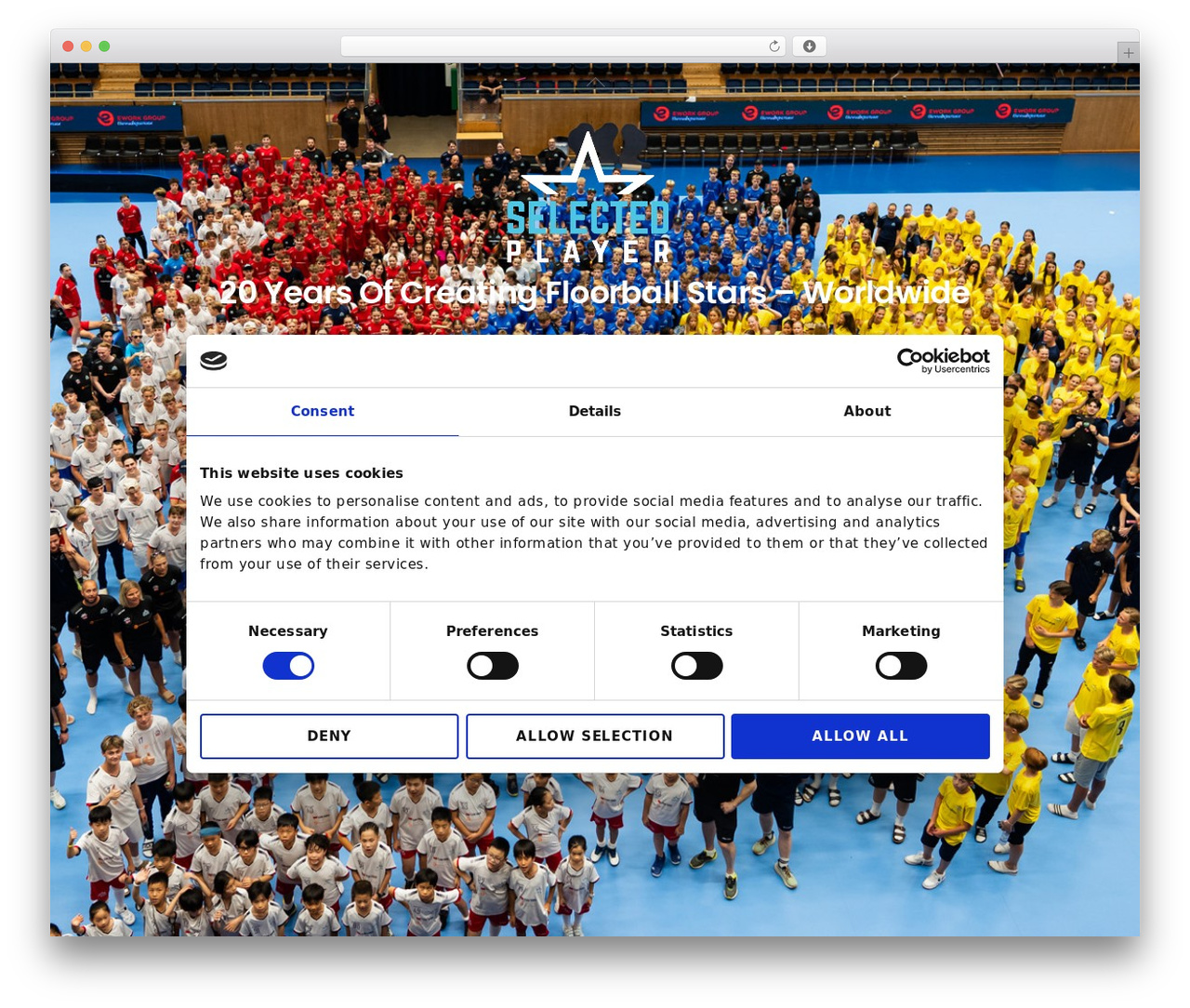 WordPress theme Selected Player (undertema till Themify Ultra) - selectedplayer.com