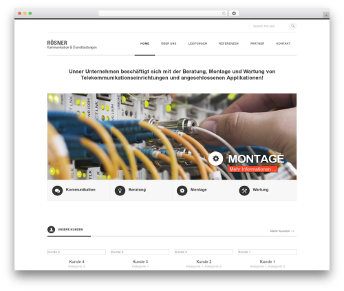 Goodwork WordPress theme - kom-dienste.de