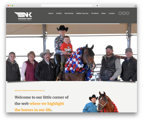 HappyRider WordPress theme - kentperformancehorses.com