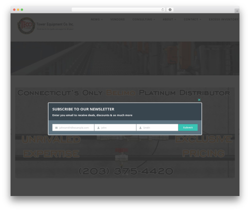 Integral best WordPress theme - towerequipmentco.com
