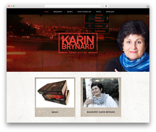 KarinB WordPress theme - karinbrynard.com