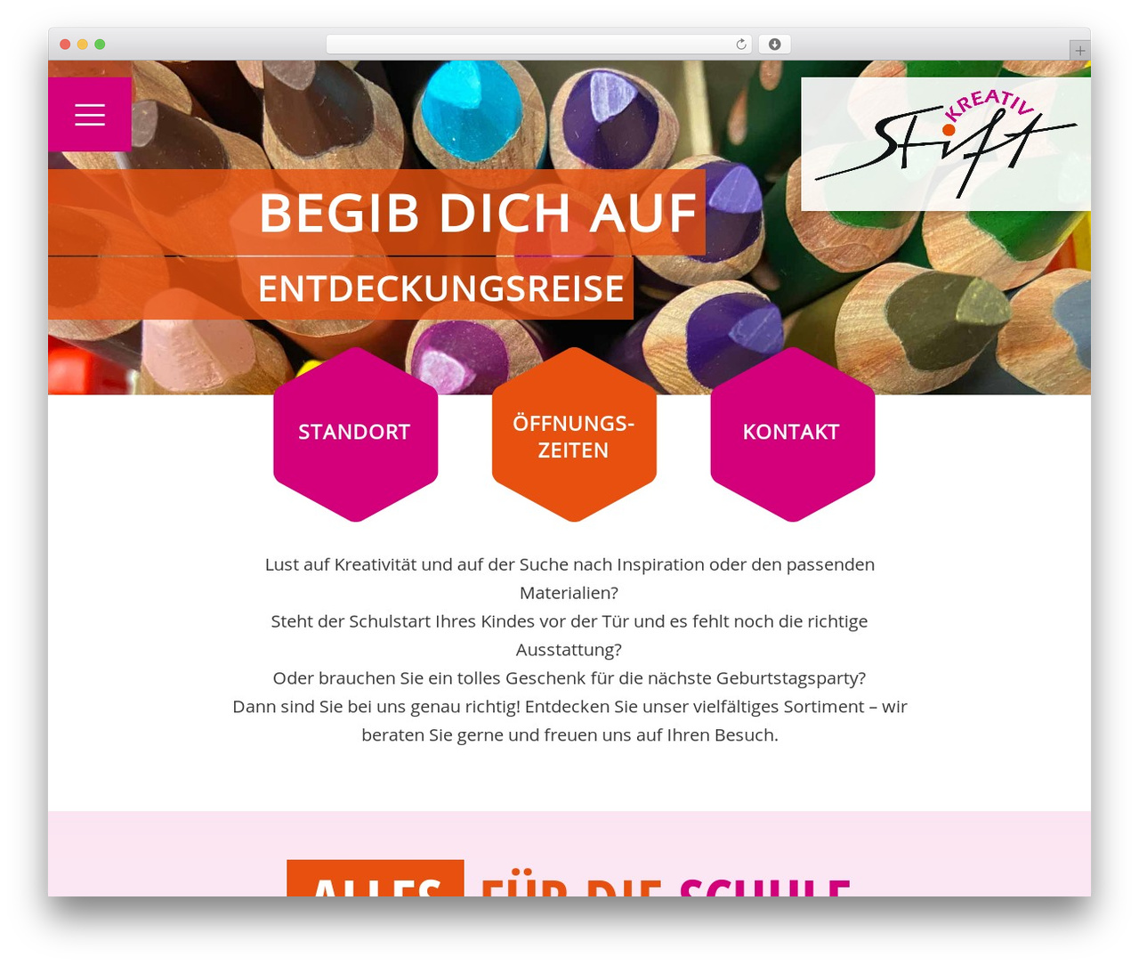 MAIN THEME theme WordPress - stift-kreativ.de