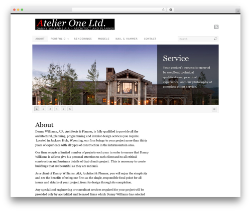 PlatformPro WordPress theme - dannywilliamsarchitect.com