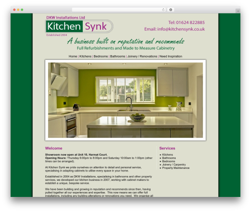 Theme WordPress Kitchen Synk - kitchensynk.co.uk