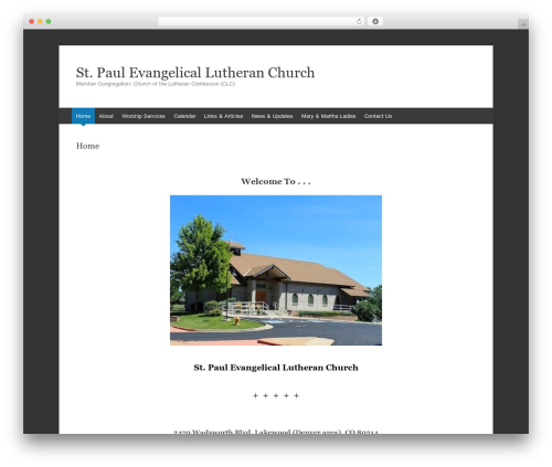WordPress theme Expound - denverlutheran.com