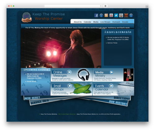 WP79 WordPress theme - keepthepromise.org