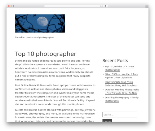 Hannover free WordPress theme - robgonsalves.com