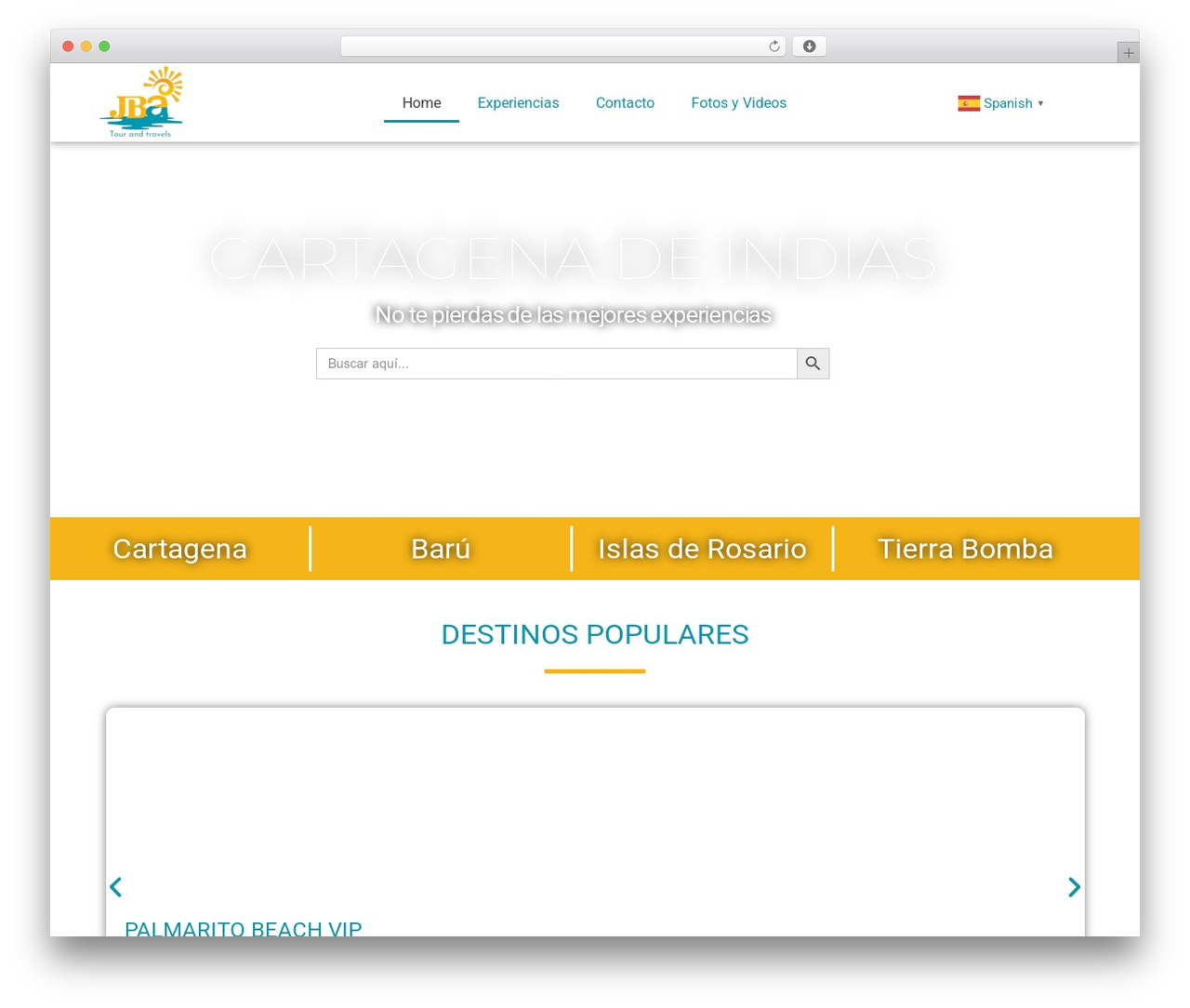 Hello Elementor WordPress theme design - jbatourandtravels.com