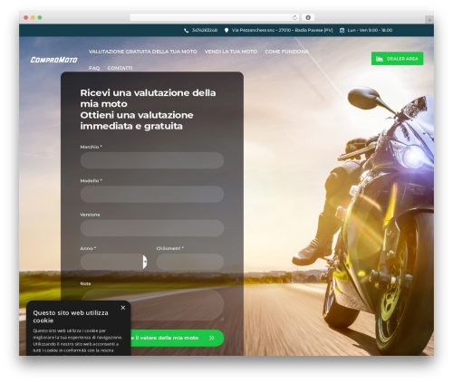 Theme WordPress Compromoto - compromoto.it
