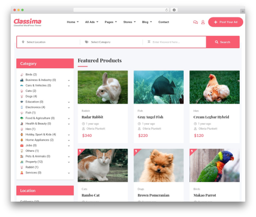 Classiera helper WordPress plugin - faburous.com