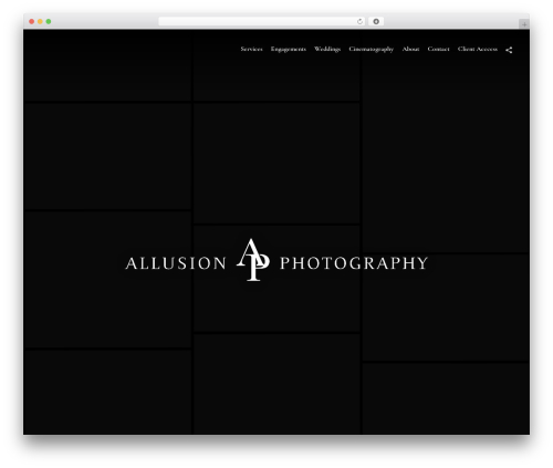 Flatbase best WordPress gallery - allusionphotography.com