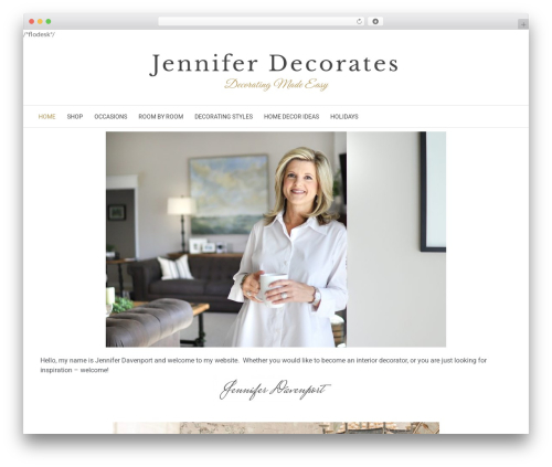 Flex Pro Theme WordPress theme - jenniferdecorates.com