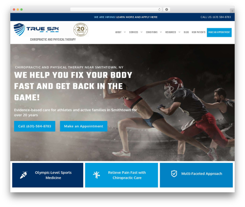 GeneratePress theme WordPress - truesportcare.com