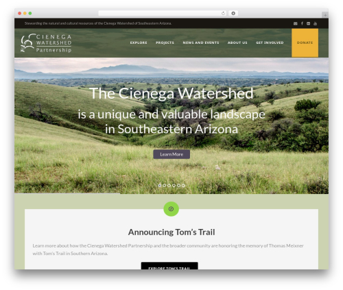 GreenNature WordPress theme - cienega.org