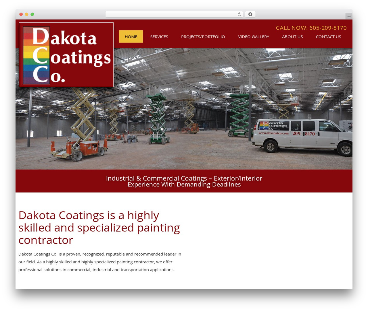Dakota Coatings Child WordPress theme - dakcoatco.com
