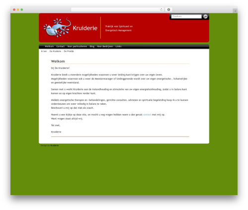 iTheme best WordPress theme - kruiderie.nl