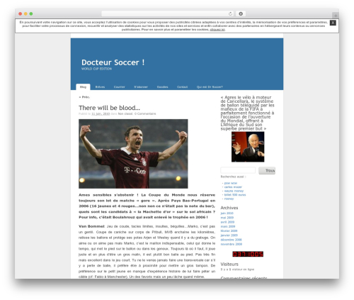 K2 WordPress theme - docteursoccer.unblog.fr
