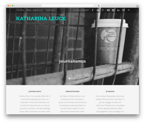 Optimizer PRO WordPress blog theme - katharinaleuck.com