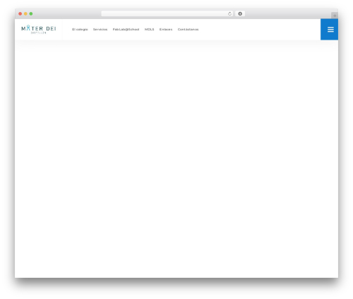 SCUOLA best WordPress theme - materdei.es