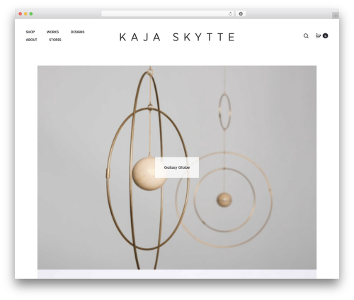 Sober theme WordPress - kajaskytte.dk