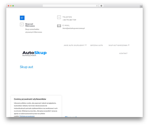 Slick WordPress plugin - autoskup.warszawa.pl