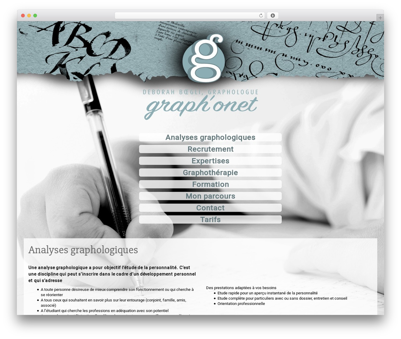 Theme WordPress DSI Graph'onet - graphonet.ch