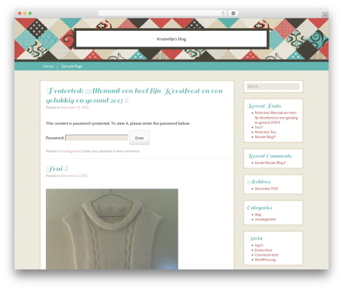 Theme WordPress Patchwork - knutseltje.com