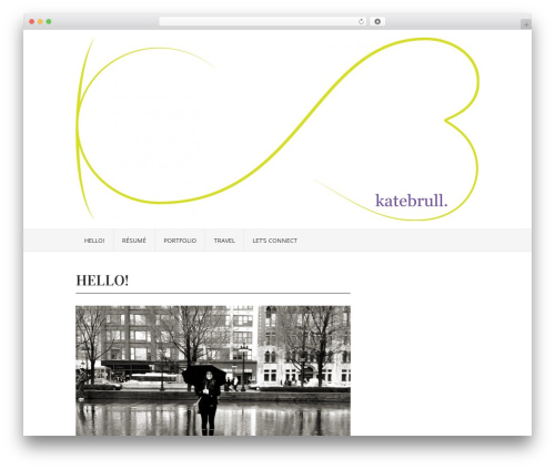 Vortex theme WordPress - katebrull.com