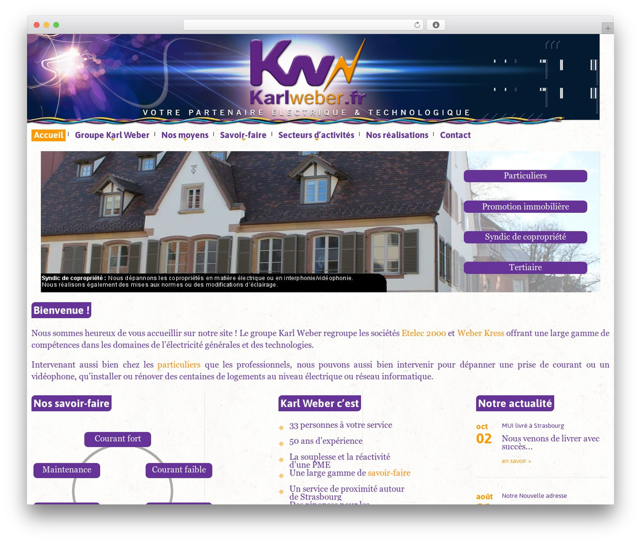 WordPress theme cherry - karlweber.fr