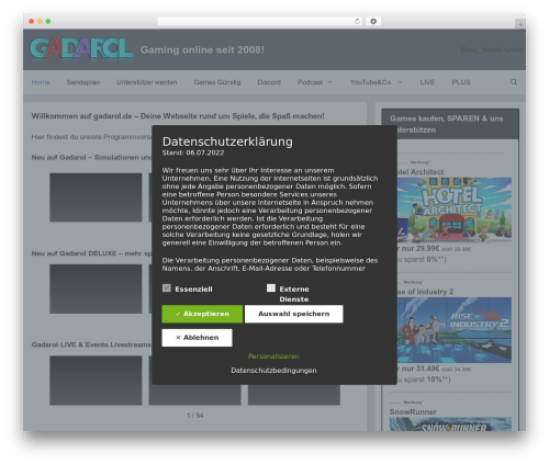 DSGVO All in one for WP (dsgvo-all-in-one-for-wp) free WordPress plugin - gadarol.de