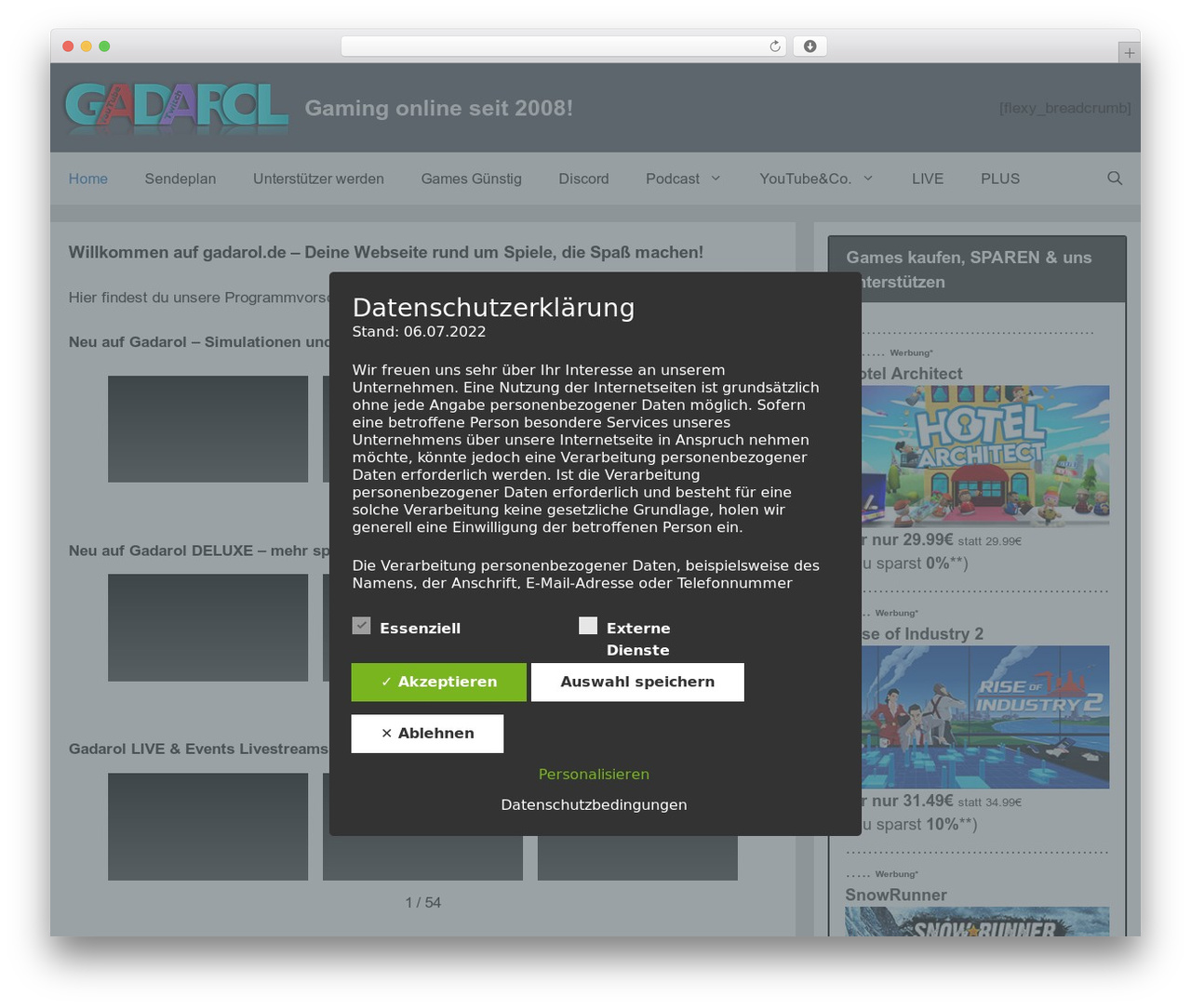 WordPress theme GeneratePress - gadarol.de