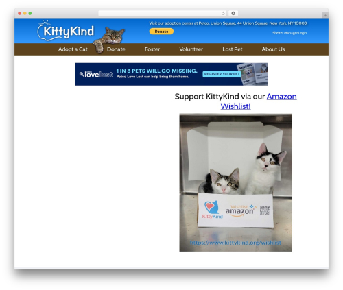 WordPress theme KittyKind - kittykind.org