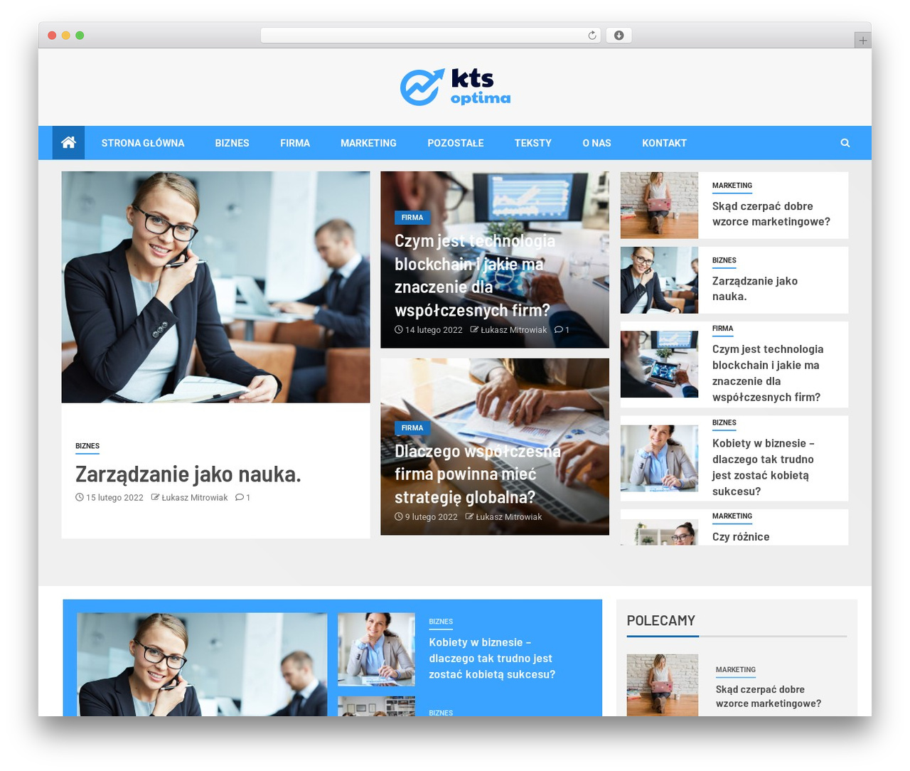 WordPress theme Magever - ktsoptima.pl