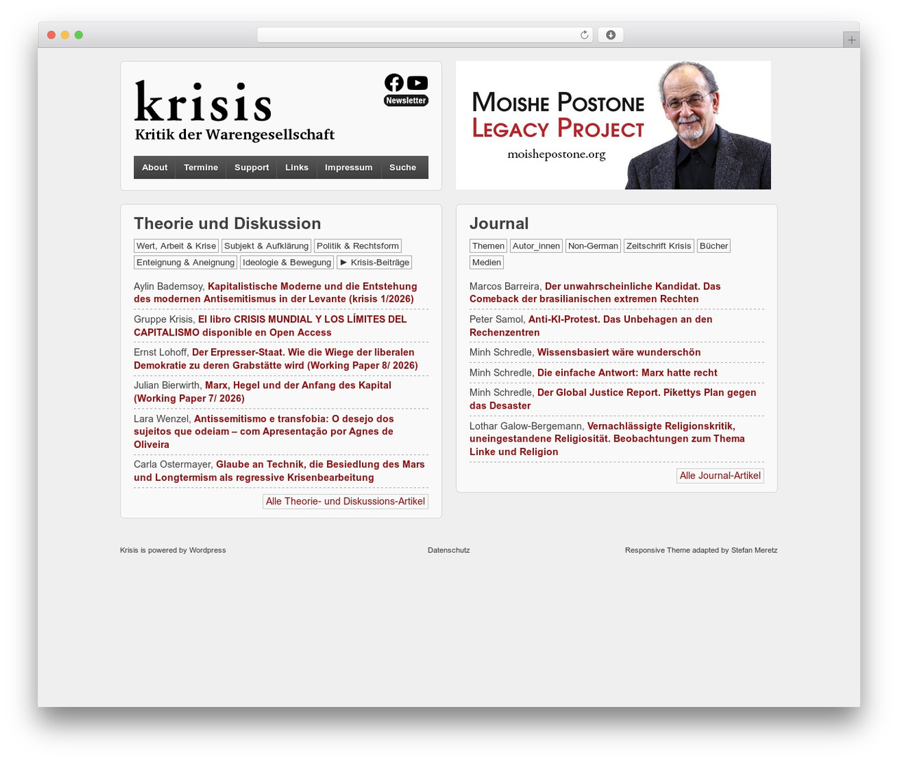 WordPress theme Responsive - krisis.org WordPress theme Responsive - krisis.org