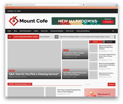 DarkNews top WordPress theme - mountcofe.com