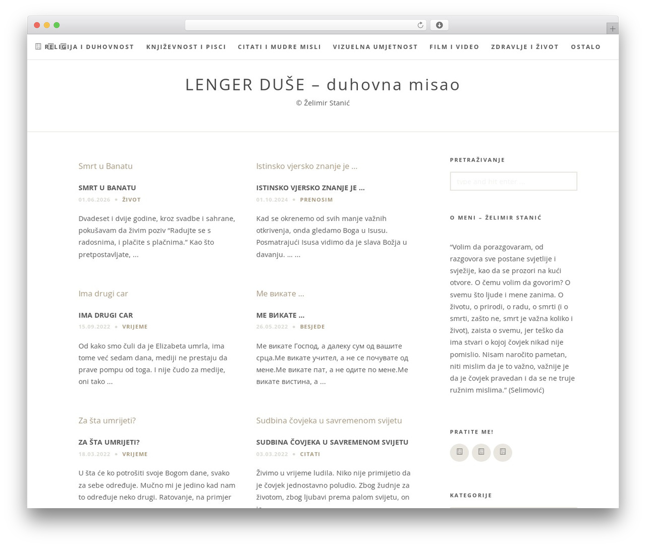 Editor theme WordPress - duhovnamisao.com Editor theme WordPress - duhovnamisao.com