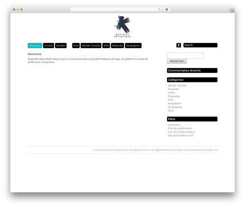 Grid Theme Responsive WordPress theme - kbadcasse.com