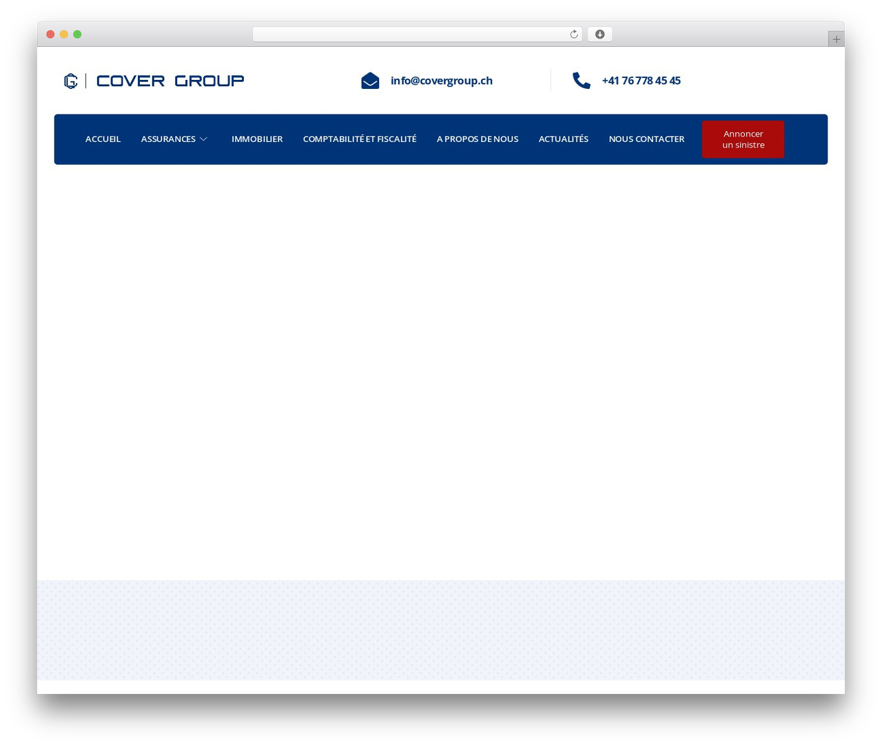instive WordPress theme - covergroup.ch