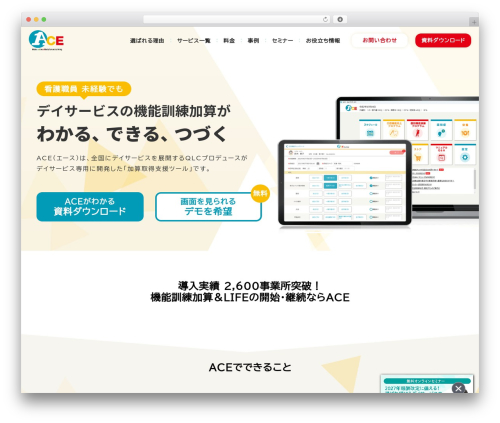 qlc-solution WordPress theme - qlc-sys.jp