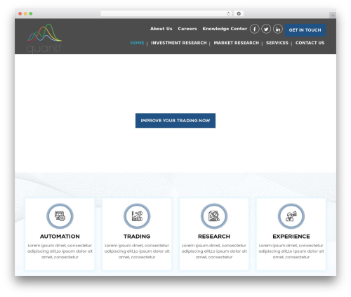 Quantf theme WordPress - quantf.com