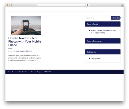 Theme WordPress NDESIGN - groupf56.com