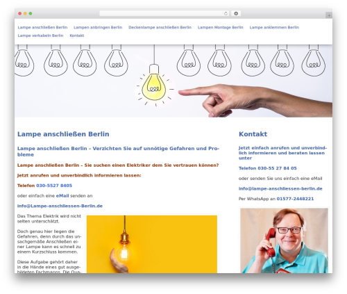 Theme WordPress Theme v2 - lampe-anschliessen-berlin.de