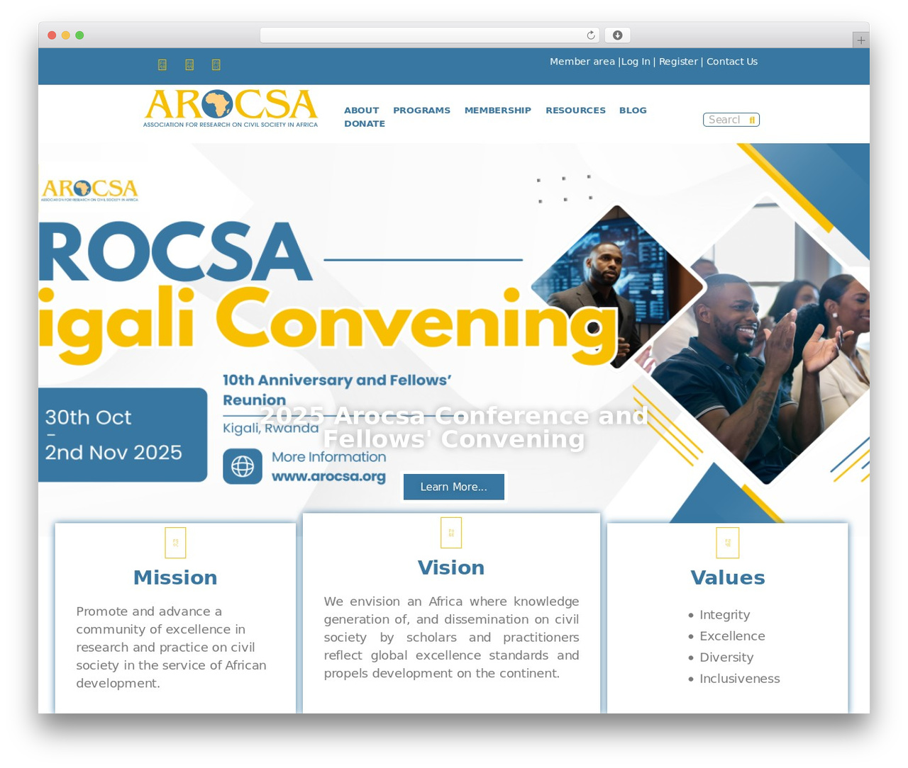 Twenty Twenty WordPress theme - arocsa.org