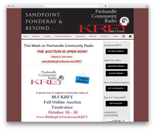 WordPress theme Base - krfy.org